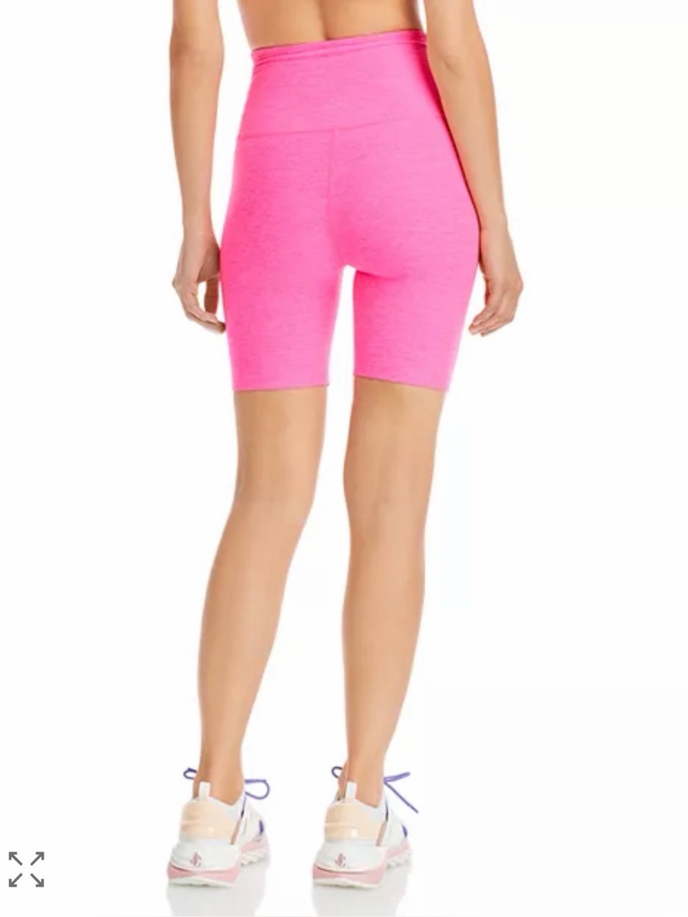 Beyond Yoga At Your Leisure Bike Shorts, Size S, Electric Pink - Picture 2 of 6